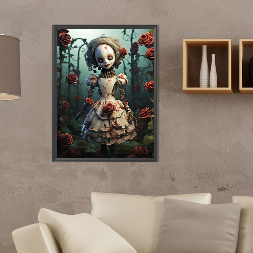 Skullgirls - Full Round Drill Diamond Painting 30*40CM