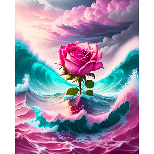 Roses - 11CT Stamped Cross Stitch 40*50CM