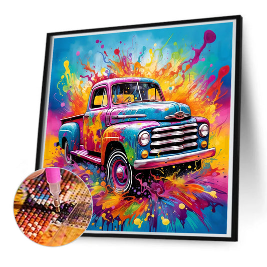 Car - Full Round Drill Diamond Painting 50*50CM