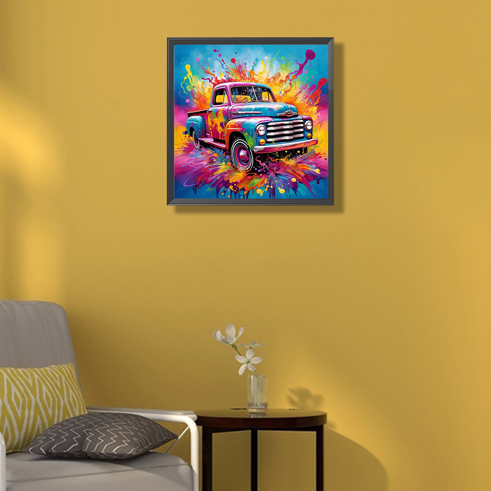 Car - Full Round Drill Diamond Painting 50*50CM