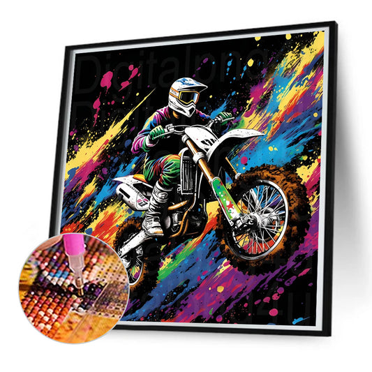 Motorcycle - Full Round Drill Diamond Painting 50*50CM