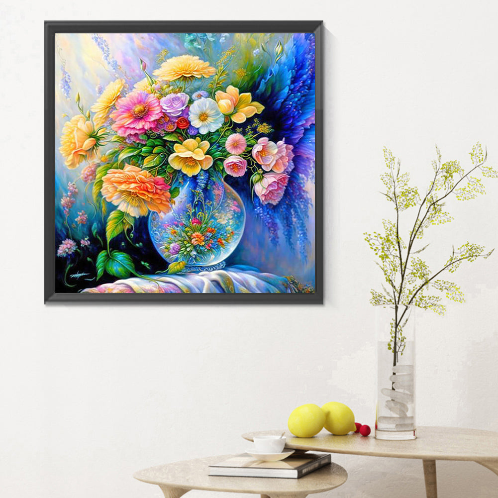 Beautiful Flowers - Full Round Drill Diamond Painting 30*30CM
