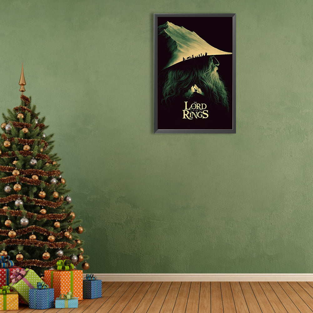 Lord Of The Rings Poster - Full Round Drill Diamond Painting 40*60CM