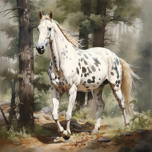 Horse - Full Round Drill Diamond Painting 35*35CM