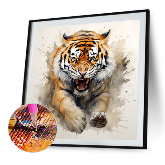 Tiger - Full Round Drill Diamond Painting 35*35CM