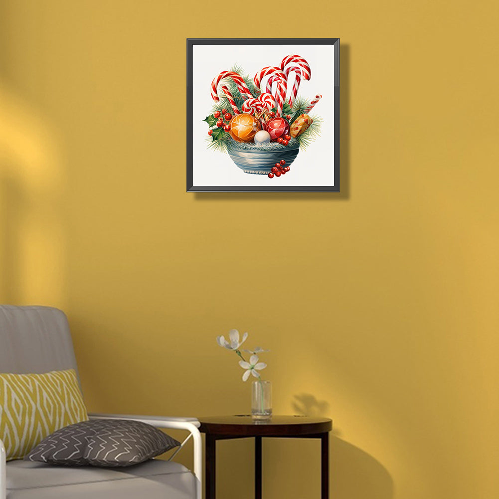 Christmas Candy - Full Round Drill Diamond Painting 35*35CM