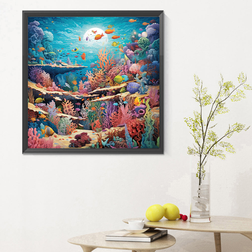 The Underwater World - Full Round Drill Diamond Painting 30*30CM