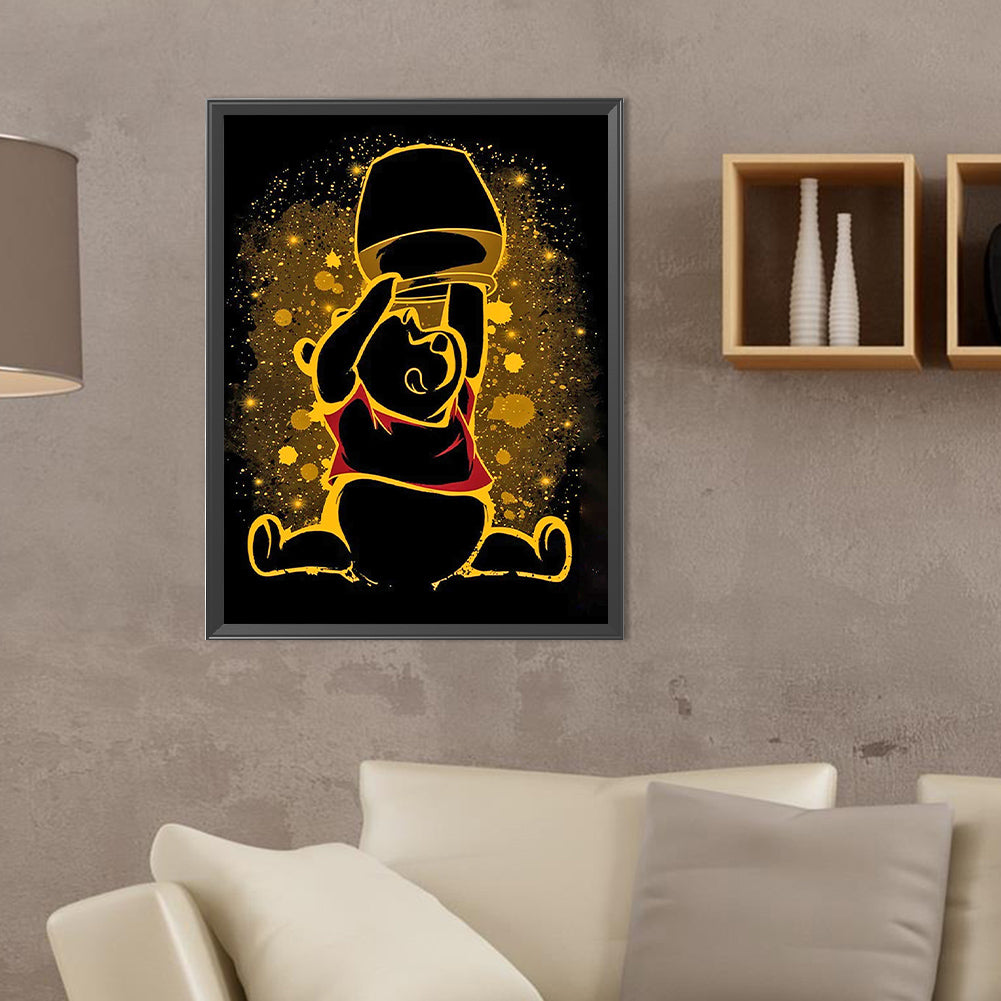 Winnie The Pooh - Full Round Drill Diamond Painting 30*40CM
