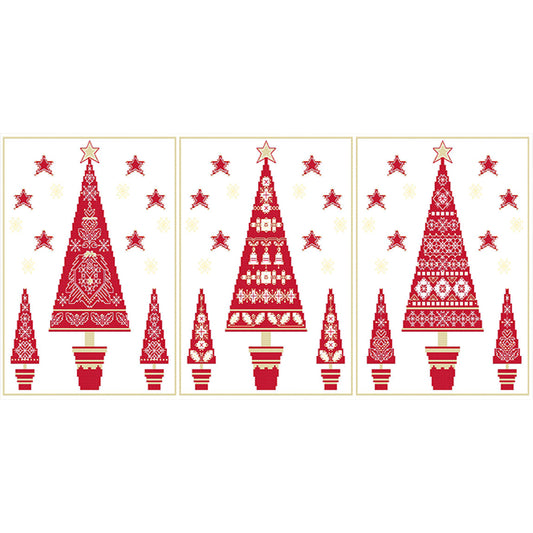 Christmas Tree - 14CT Stamped Cross Stitch 69*33CM