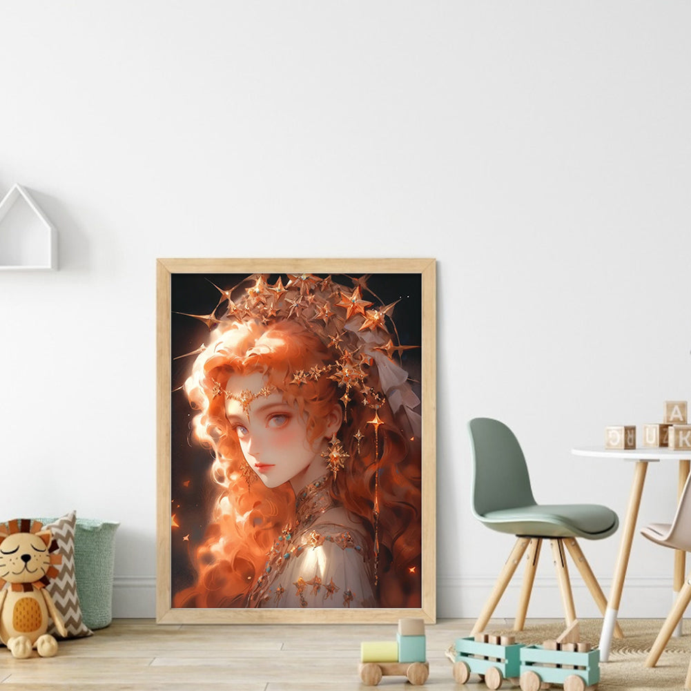 Warm Color Classic Beauty - 11CT Stamped Cross Stitch 40*55CM