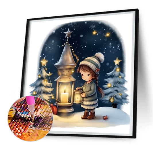 Guardian And Lighthouse - Full Round Drill Diamond Painting 30*30CM