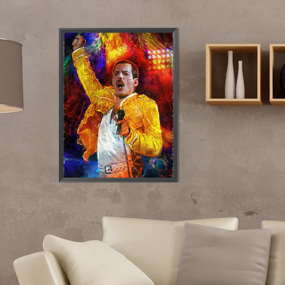 Singer - Full Round Drill Diamond Painting 30*40CM