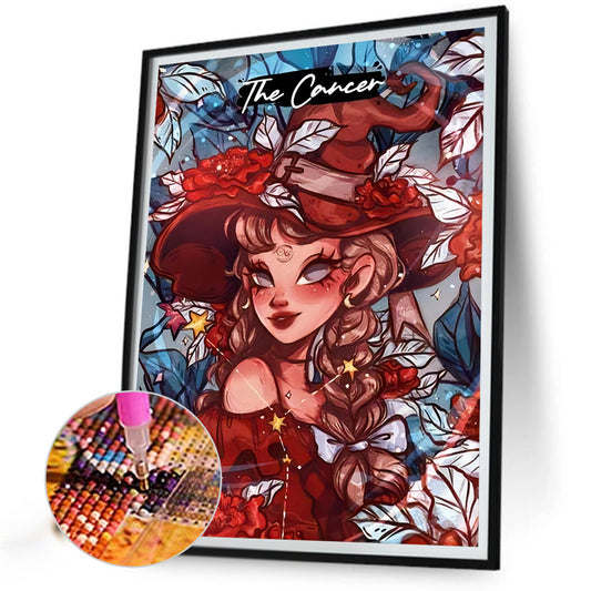 Magic Girl - Full Round Drill Diamond Painting 40*50CM