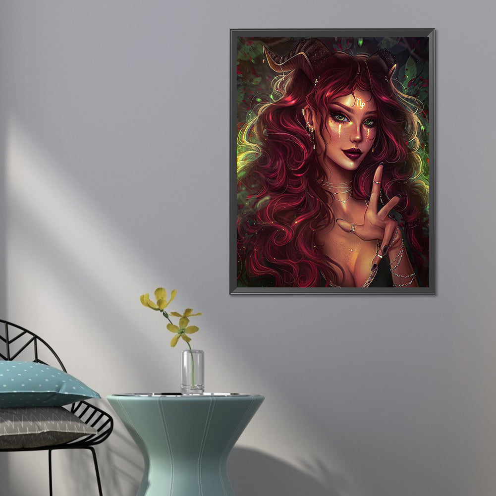 Constellation Girl¡¤Virgo - Full Round Drill Diamond Painting 50*60CM