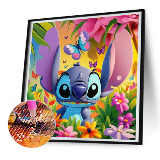 Stitch Among The Flowers - Full Round Drill Diamond Painting 30*30CM