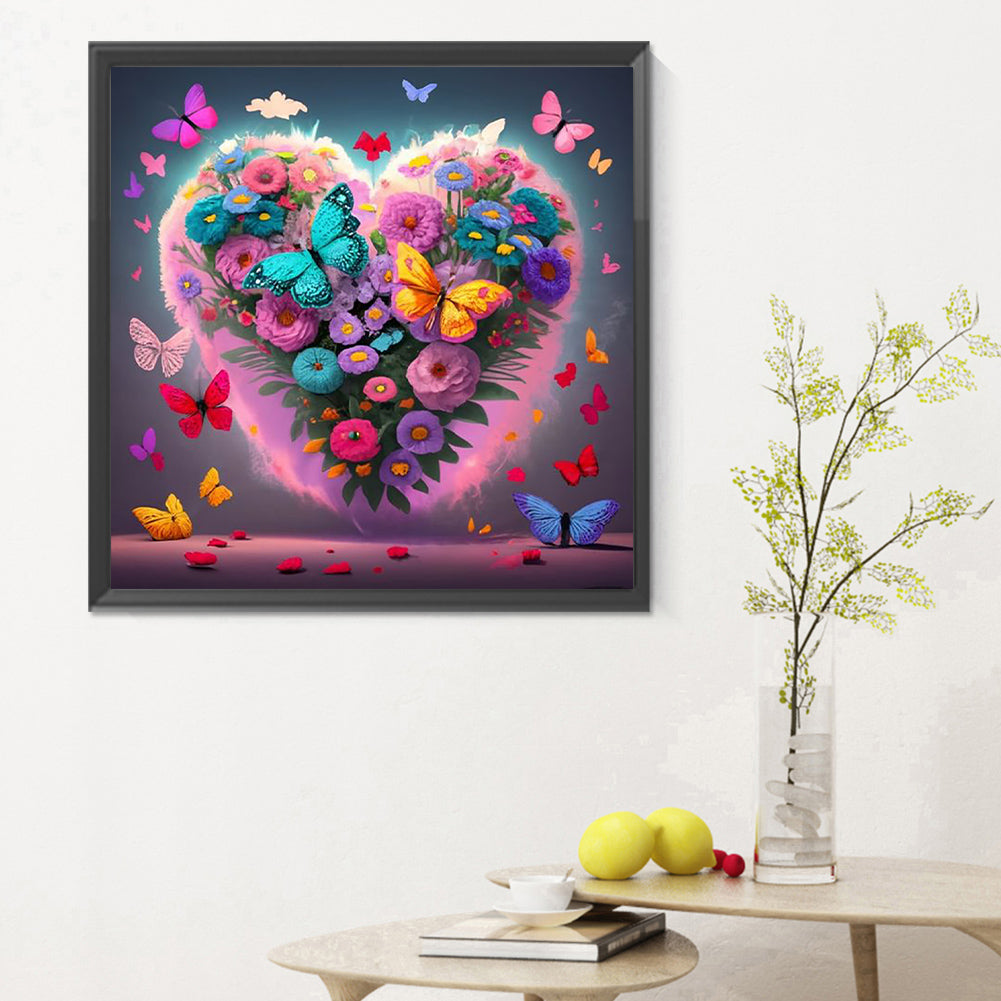 Colorful Flowers - Full Round Drill Diamond Painting 30*30CM