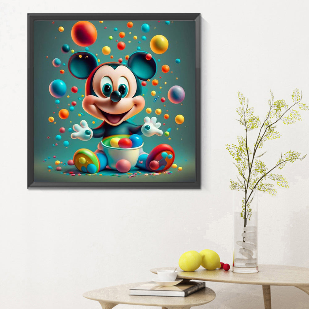 Disney Mickey - Full Round Drill Diamond Painting 30*30CM