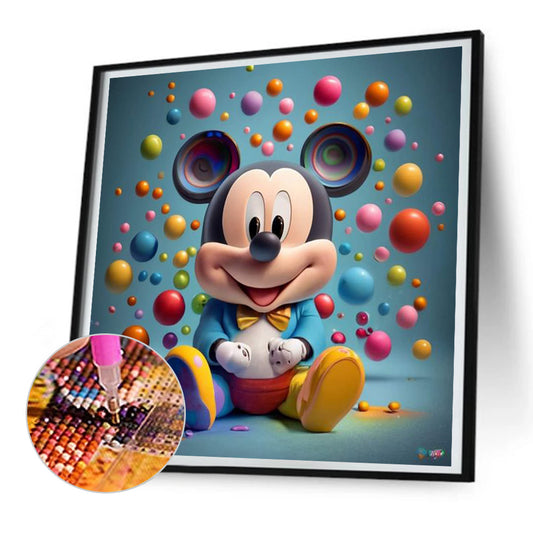 Disney Mickey - Full Round Drill Diamond Painting 30*30CM