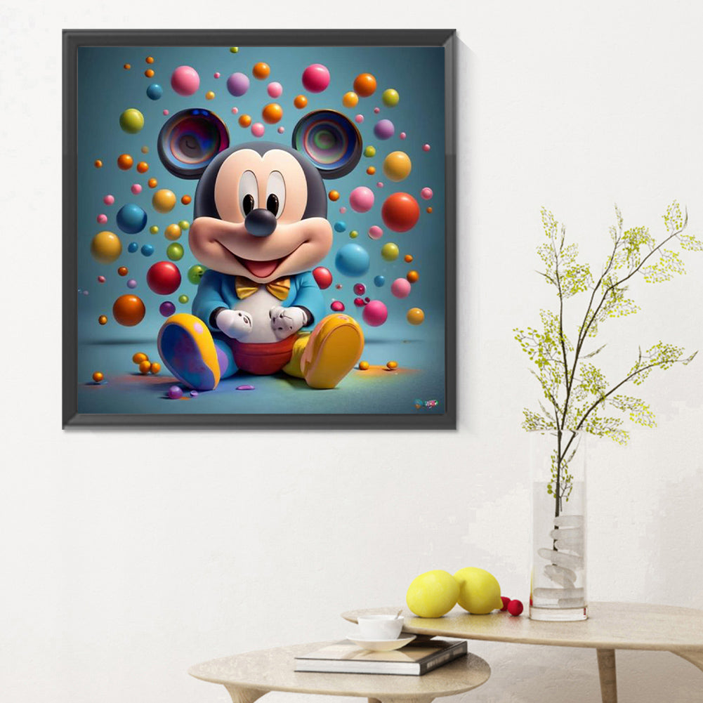 Disney Mickey - Full Round Drill Diamond Painting 30*30CM