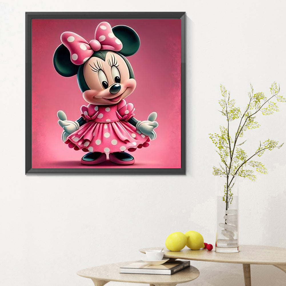 Disney Minnie - Full Round Drill Diamond Painting 30*30CM