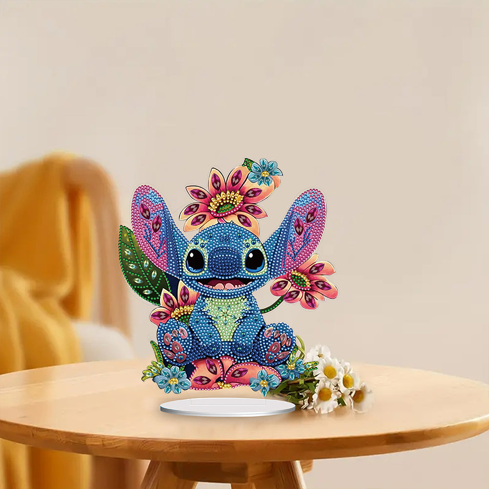 Acrylic Stitch Table Top Diamond Painting Ornament Kits for Office Desktop Decor