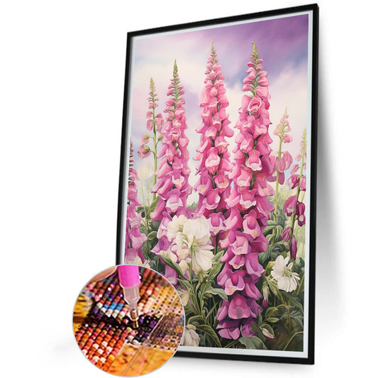 Foxglove - Full Round Drill Diamond Painting 40*60CM