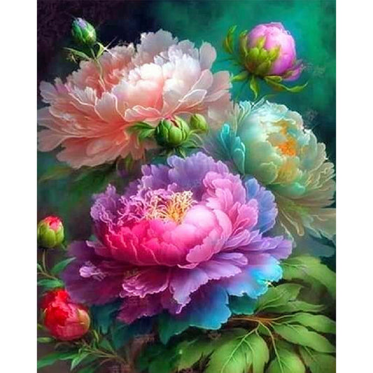 Peony - 11CT Counted Cross Stitch 40*50CM