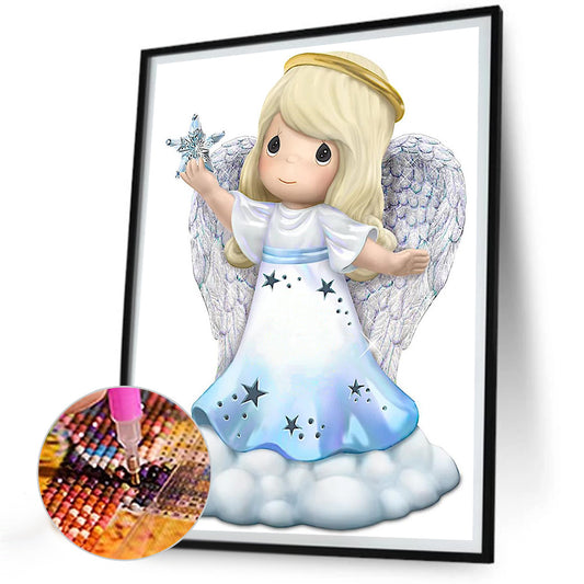 Precious Moments Doll Jesus Angel - Full Round Drill Diamond Painting 30*40CM