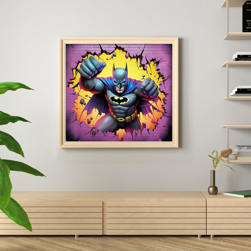 Super Hero - 11CT Stamped Cross Stitch 50*45CM