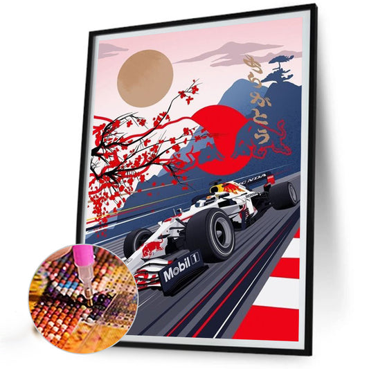 Driving Fast - Full Round Drill Diamond Painting 40*50CM