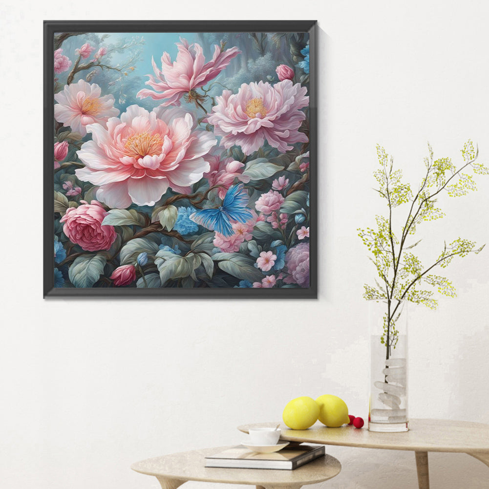 Peony - Full Round Drill Diamond Painting 30*30CM