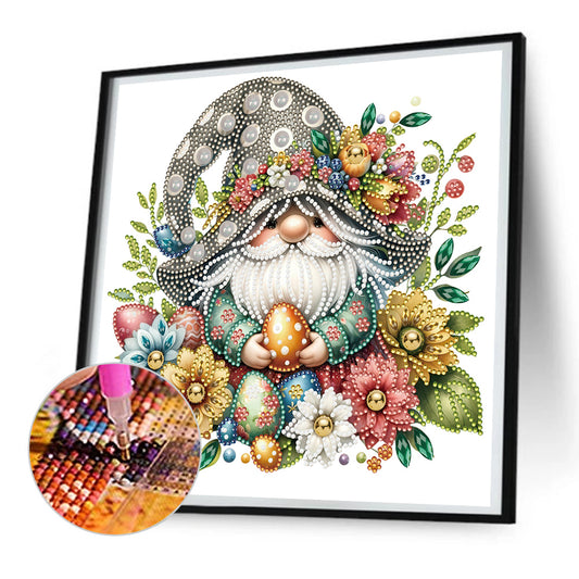 Easter Gnome - Special Shaped Drill Diamond Painting 30*30CM