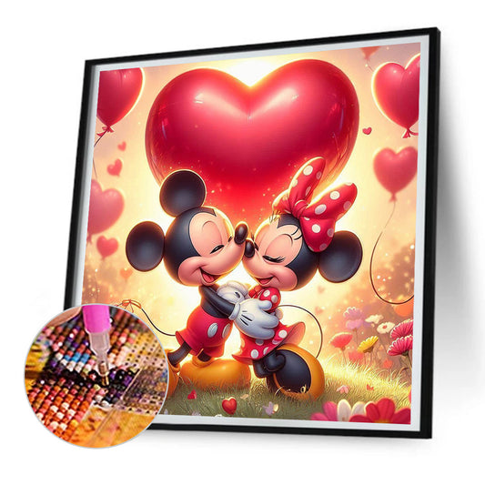 Mickey Minnie - Full Round Drill Diamond Painting 30*30CM