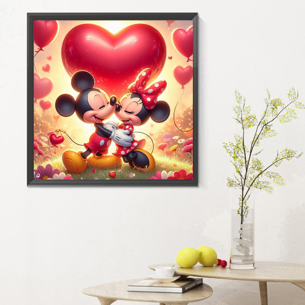 Mickey Minnie - Full Round Drill Diamond Painting 30*30CM