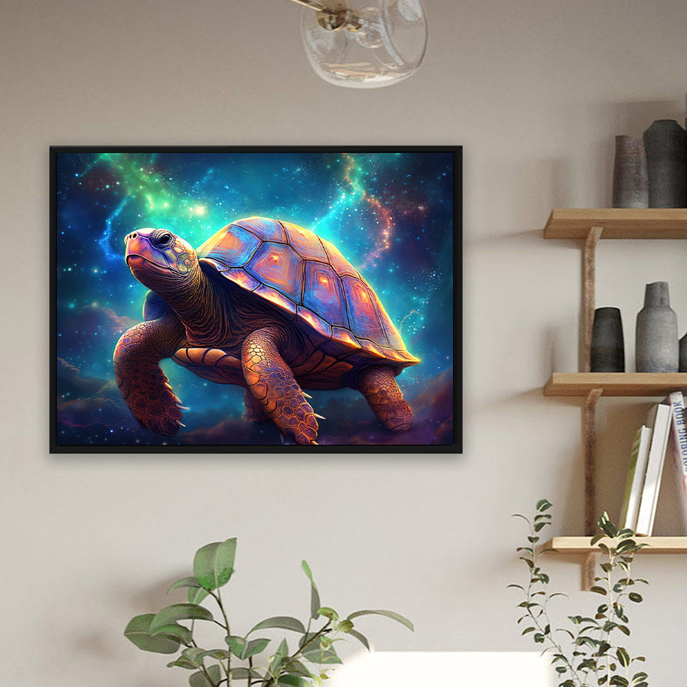 Mysterious Turtle - Full Round Drill Diamond Painting 40*30CM