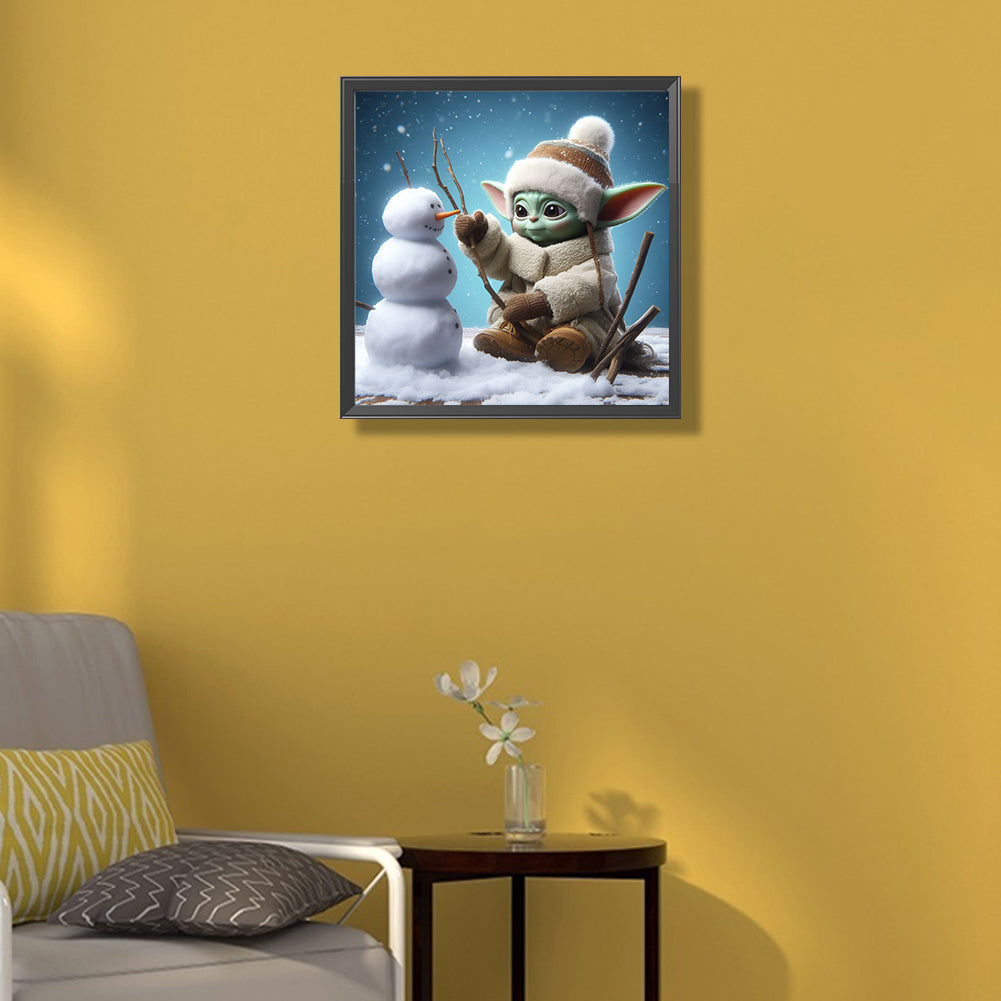 Yoda And The Yeti - Full Round Drill Diamond Painting 50*50CM
