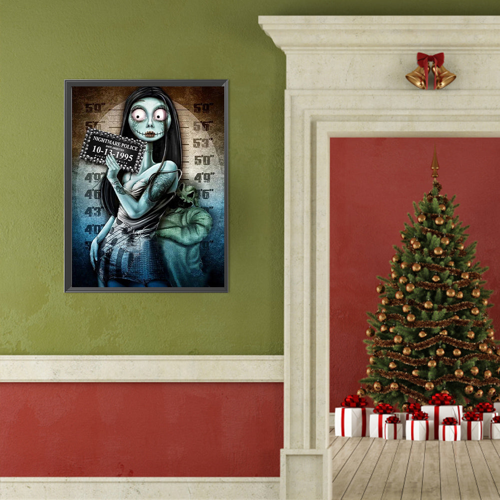 Ghost Bride - Full Round Drill Diamond Painting 40*50CM