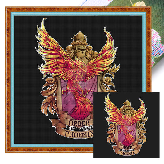 Harry Potter Order Of The Phoenix Logo - 11CT Stamped Cross Stitch 50*50CM