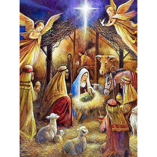 Nativity - 11CT Stamped Cross Stitch 50*65CM