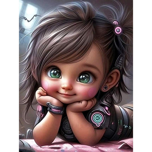 Little Girl - Full Square Drill Diamond Painting 30*40CM