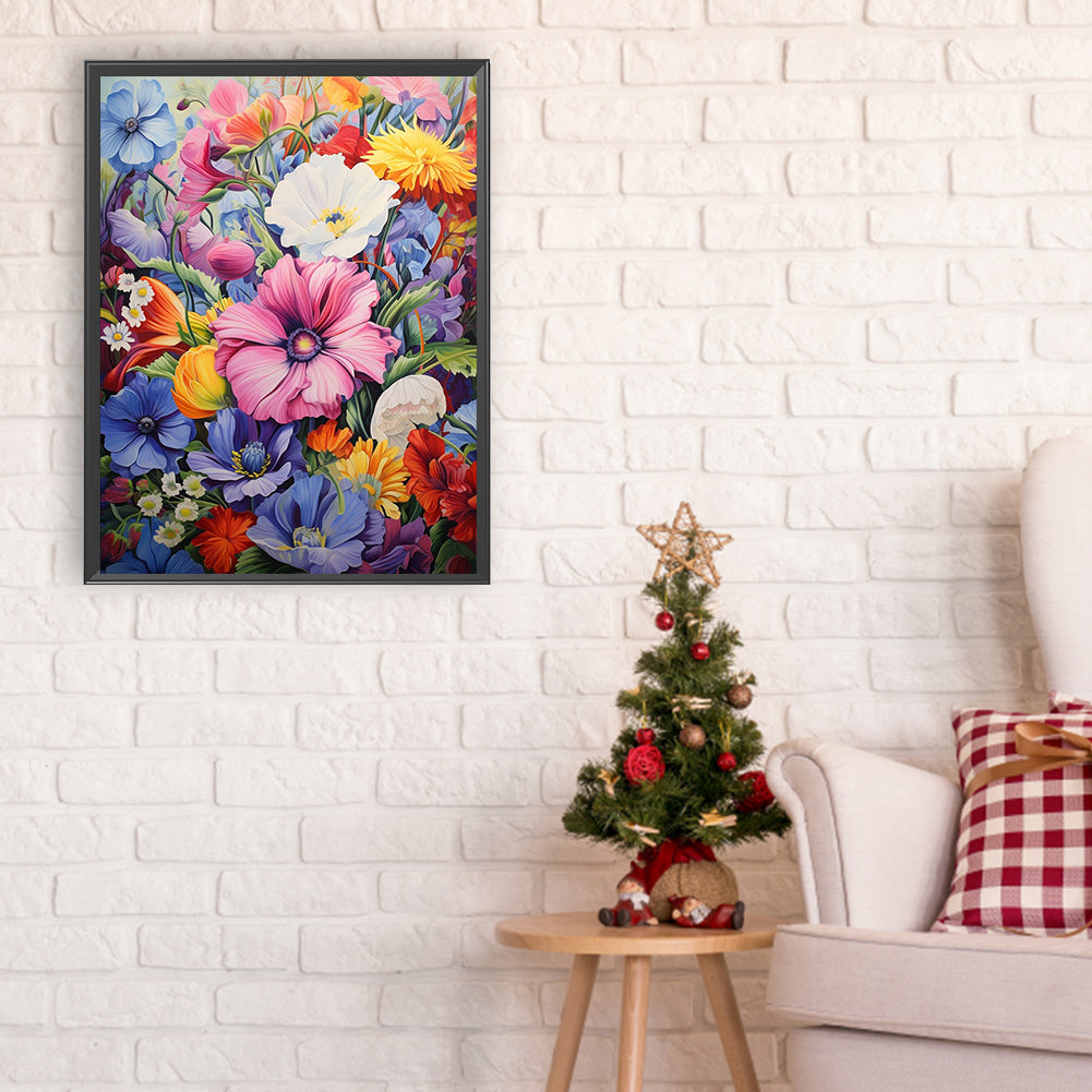 Bouquet - Full Round Drill Diamond Painting 30*40CM