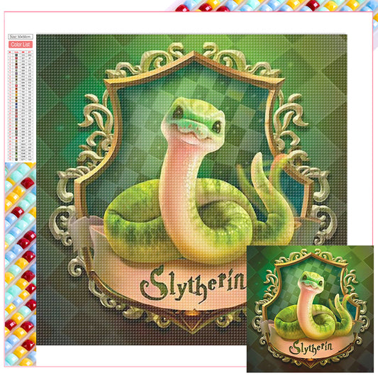 Harry Potter-Slytherin - Full Square Drill Diamond Painting 50*50CM