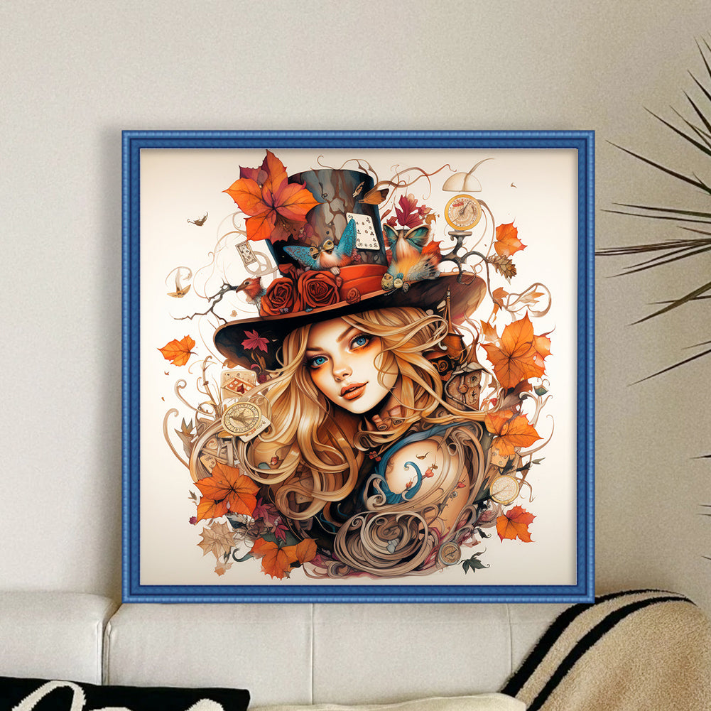 Alice In Wonderland - 11CT Stamped Cross Stitch 50*50CM