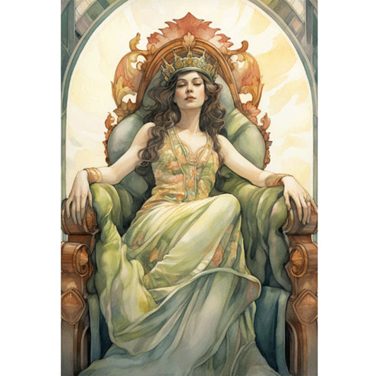 Classical Woman - 11CT Stamped Cross Stitch 50*70CM