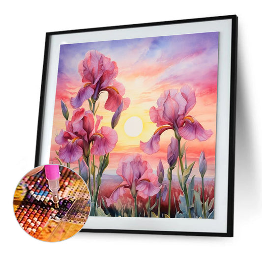 Iris - Full Round Drill Diamond Painting 30*30CM