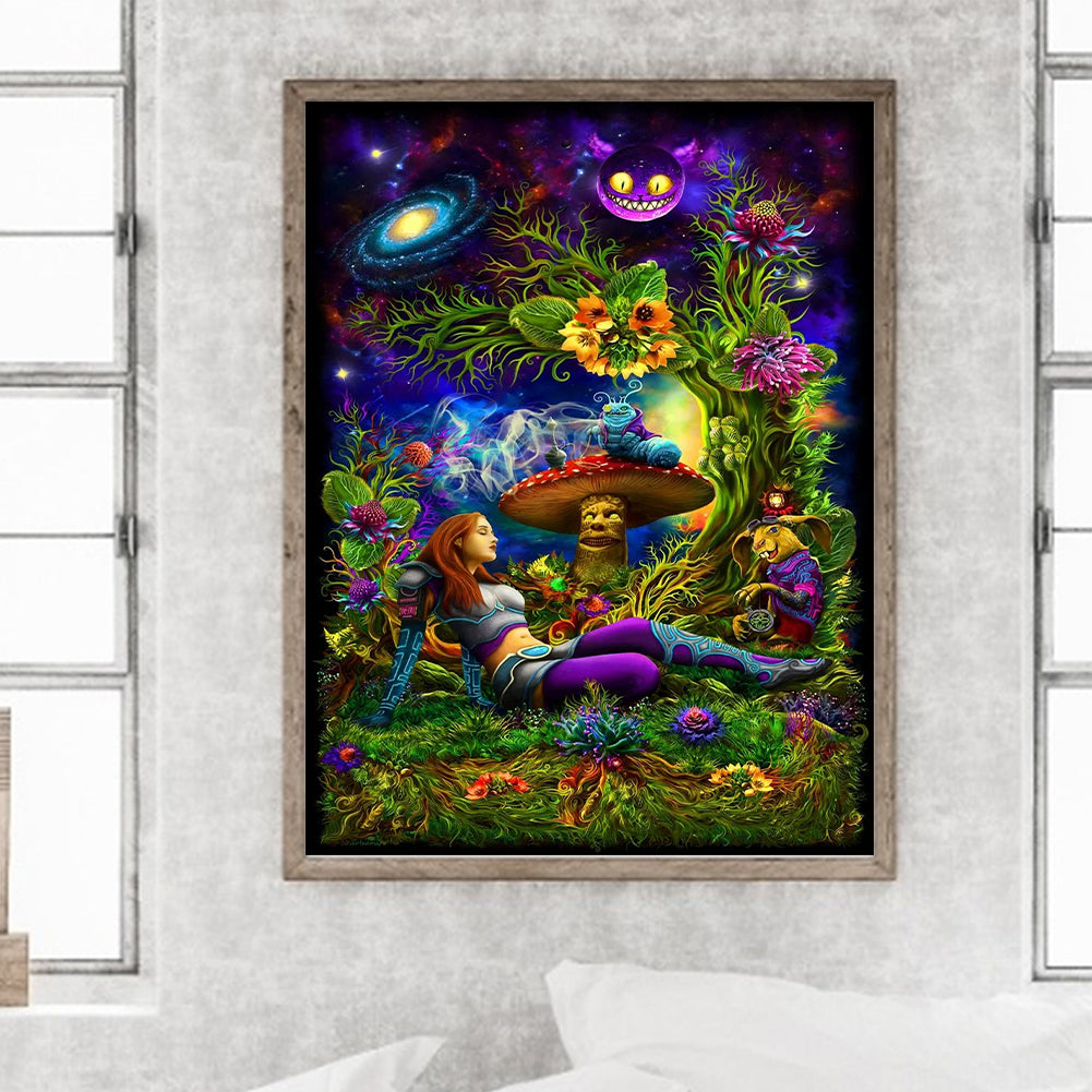 Alice In Wonderland - Full Round Drill Diamond Painting 30*40CM