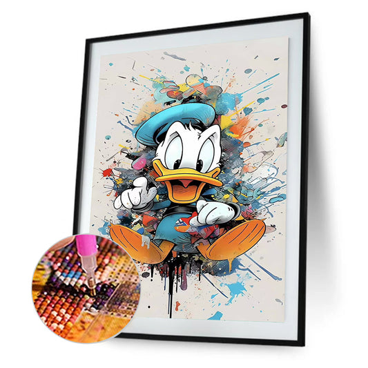 Donald Duck - Full Round Drill Diamond Painting 30*40CM