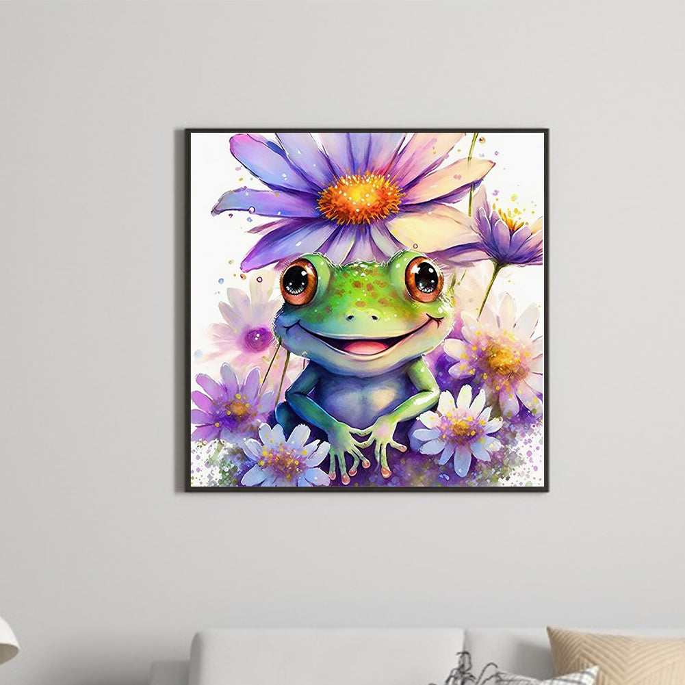 Frog - Full Round Drill Diamond Painting 30*30CM