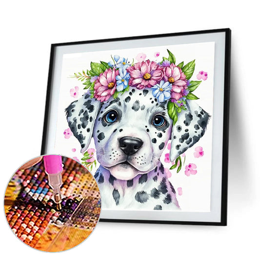 Dalmatians - Full Round Drill Diamond Painting 30*30CM