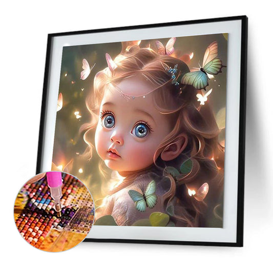 Elf Baby - Full Round Drill Diamond Painting 30*30CM